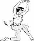 free ballet coloring pages