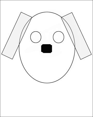 how to draw a dog the easy way