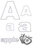 alphabet coloring pages