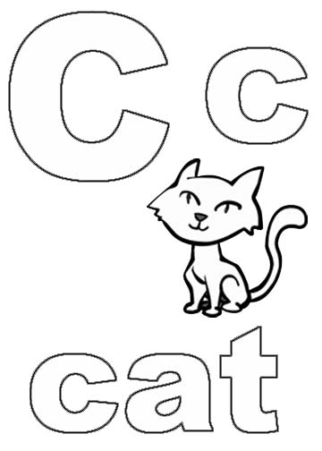 c letters coloring pages - photo #21