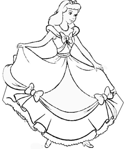 Cinderella on Beautiful Cinderella Coloring Pages Tell The Story
