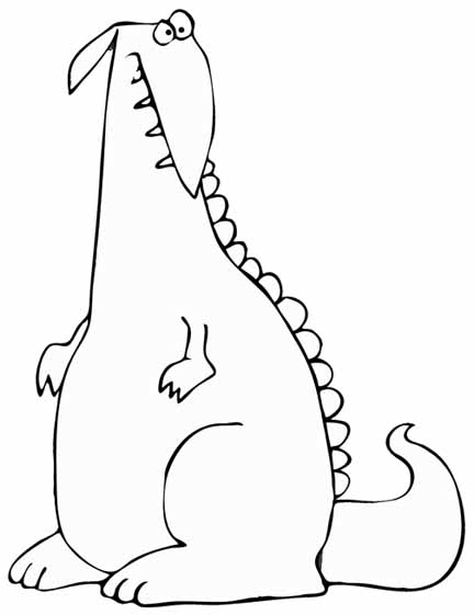 dancing dinosaur coloring pages - photo #17