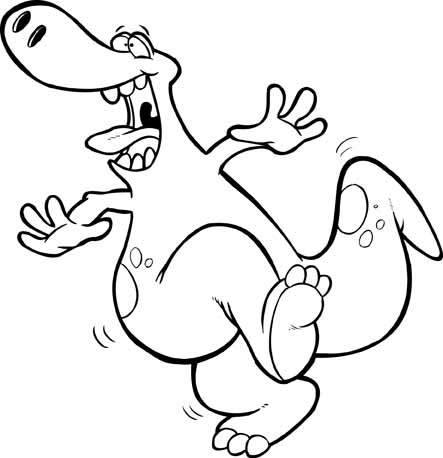 Dinosaur Coloring Pages on Dinosaur Coloring Page Happyosaur
