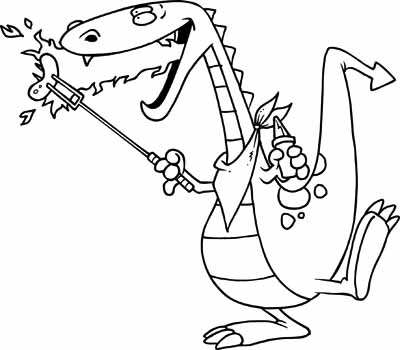 Dragon coloring pages