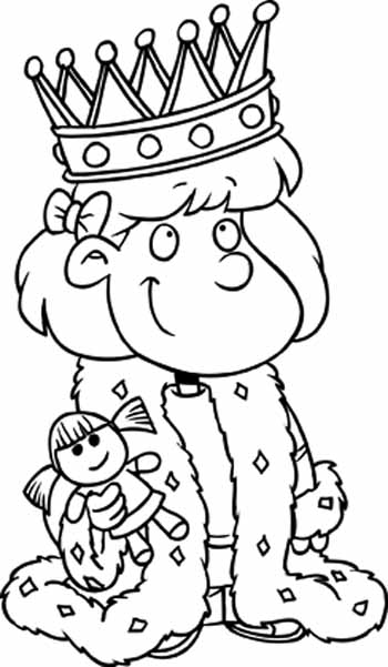 Princess Coloring Pages For Young Princesses and their Escorts.