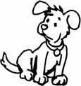 puppy coloring pages 