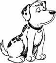 free dog coloring pages