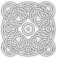 rose geometric coloring pages