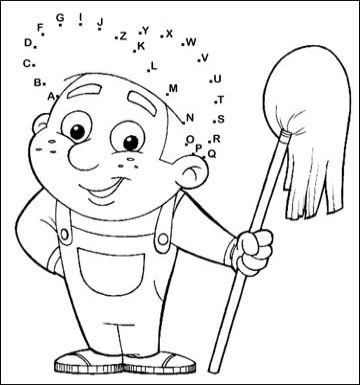 connect the dots cartoons