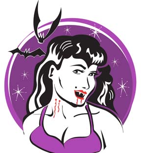 vampire drawings for halloween