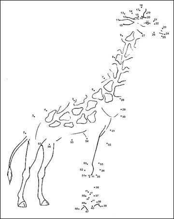 connect the dots cartoons