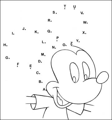 connect the dots cartoons