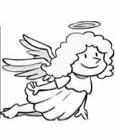 free angel coloring pages