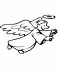 free angel coloring pages
