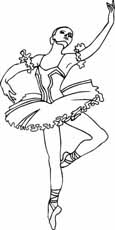 printable ballet coloring sheets