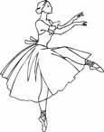 printable ballet coloring sheets