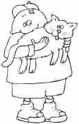 free cat coloring pages