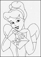 cinderella coloring pages