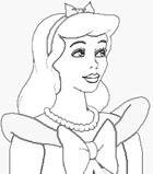 cinderella coloring pages 