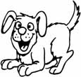 dog coloring page