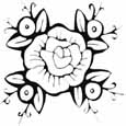 Flowers coloring pages