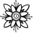 flowers coloring page