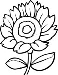 printable flower coloring pages