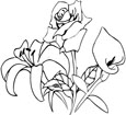 flower coloring pages