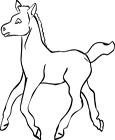 Free Horse Coloring Pages