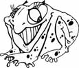 kids frog coloring pages 