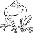 frog coloring pages 