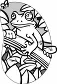 frog coloring pages