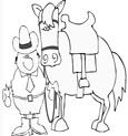 horse coloring pages