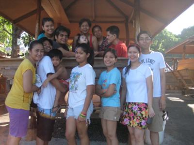 Whole family at Bosay Resort