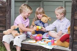 Kids Chatting and Bonding