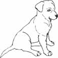 puppy coloring pages 